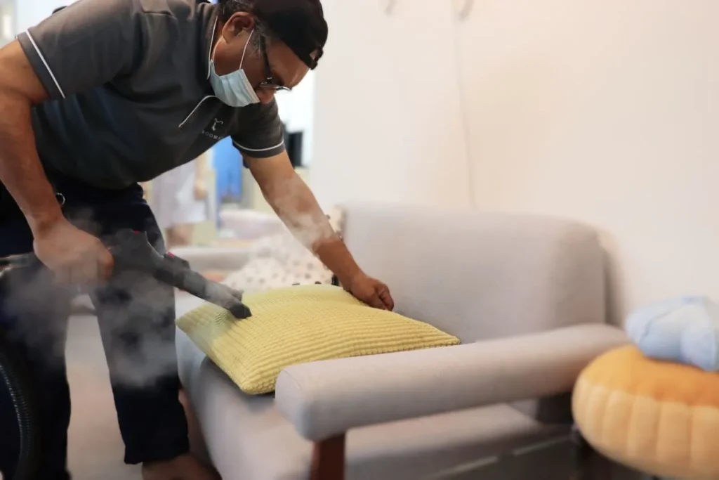 Steam Upholstery Clean