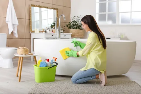 Scrub and Wipe With Eco Tools