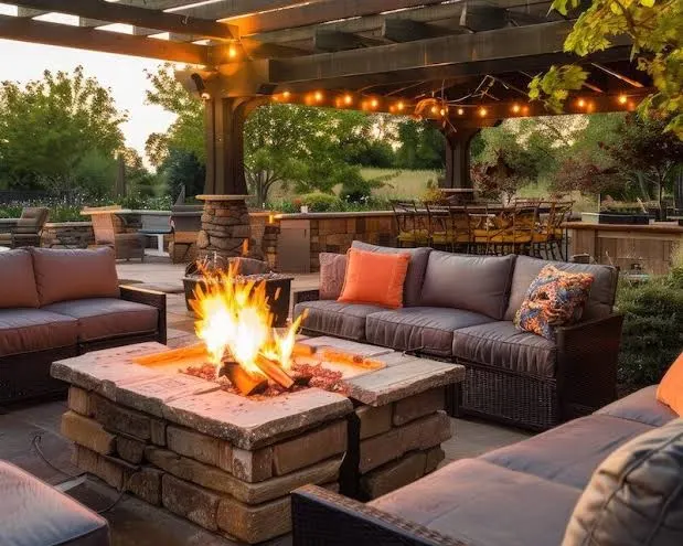 Outdoor Spaces Extend the Welcome